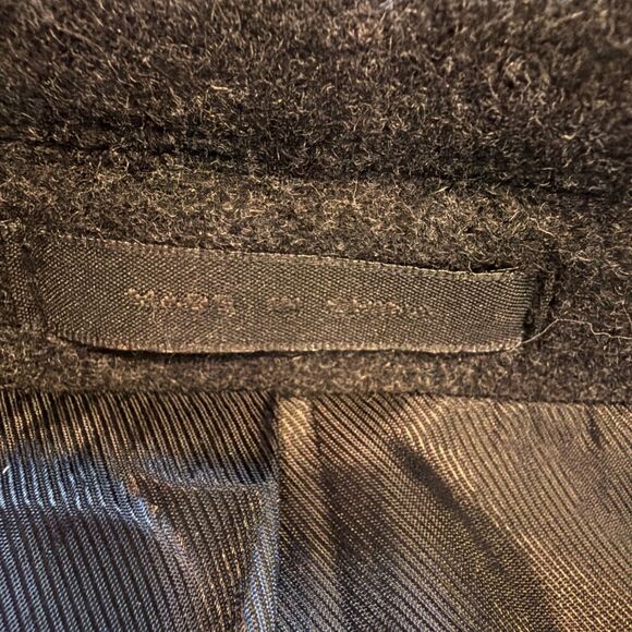 Calvin Klein Men Black Wool Cashmere 3 Button Overcoat Sz 60R Pacific 51711 - Picture 16 of 16